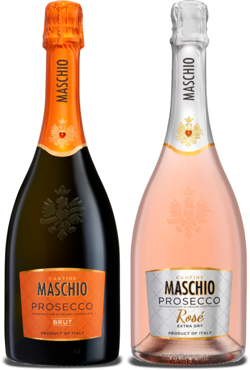 Maschio Prosecco Brut and Rose